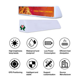 Vente directe des fabricants Écran publicitaire LED extérieur pour voiture Taxi LED Pleine couleur HD Boîte lumineuse de plafond Affichage en gros - Product Image 6