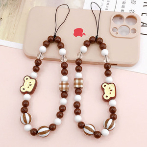 Funda protectora para teléfono móvil inteligente, cubierta protectora de barba larga con cuentas para mujer - Product Image 1