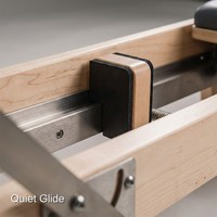 Reformer de Pilates para Uso Doméstico y en Estudios de Pilates, Diseño Plegable Ajustable con Plataforma de Espuma de Alta Densidad, Beneficios para la Salud