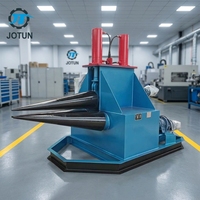 Machine automatique de roulage de cônes pour pièces coniques, avec fonction de roulage de plaques métalliques et de pliage de tôles d'acier