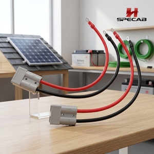 Câble de connexion de batterie personnalisé de 1,2 m, 6 AWG, style SB50, avec connecteur à bague torique, pour banque de batteries en parallèle et stockage solaire - Product Image 5