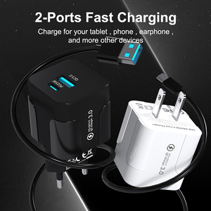 Mini Cargador Rápido QC3.0 PD 3.0 USB-<span class=keywords><strong>C</strong></span> PD 25W con Protección OTP, Cargador Móvil con Enchufe EU/US/UK/KR, Adaptador de Pared - Product Image 2