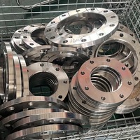 Bride forgée haute pression sur mesure en acier inoxydable et acier au carbone, raccord de tuyauterie de grand calibre, bride industrielle à col soudé et à enfiler