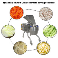 Máquina Comercial para Cortar Raíz de Loto, Máquina para Desmenuzar Repollo Rojo, Máquina para Picar y Desmenuzar Mostaza y Lechuga