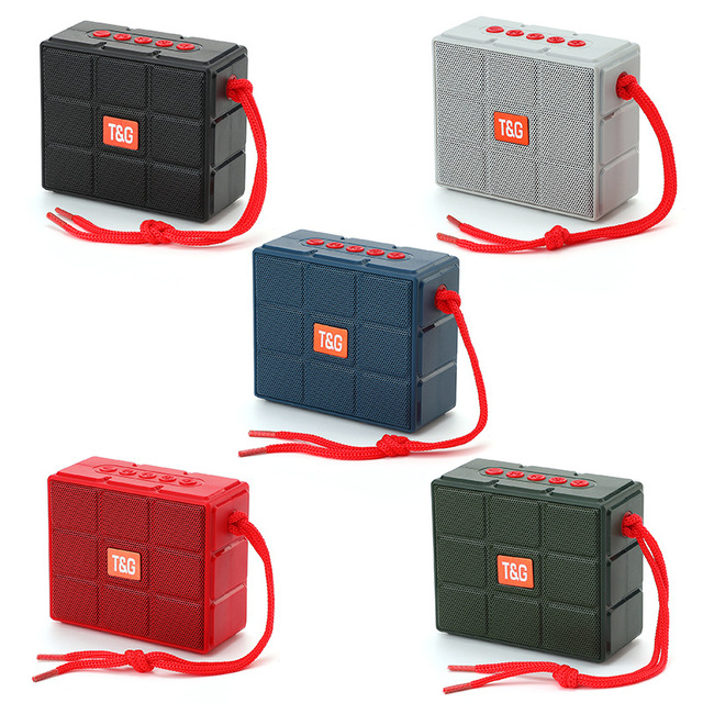 Best Selling TG311 Portable Blue-Tooth Speaker with LED Colorful Lights,Mini FM Radio,USB Rechargeable,Low Bass Party Music Gift