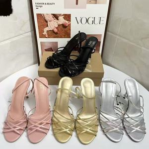 Women's New High Heels Stiletto Round Toe Casual Style <b>Height</b> <b>Increasing</b> Sexy Party <b>Shoes</b> for Spring Summer Open Outdoor - Product Image 1