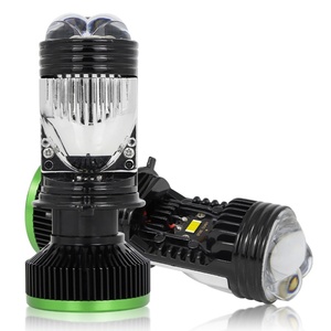 Phare à lentille de projecteur laser Bi-LED Y80 H4 230W 12V 24V, phare à lentille LED à trois faisceaux, Focos LED pour moto - Product Image 3