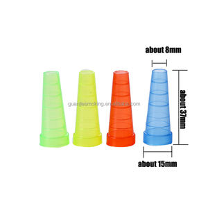 일회용 후카 마우스팁 플라스틱 막대 다양한 색상 마우스팁 담배 홀더 - Product Image 4