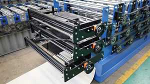 컬러 스틸 골판지 지붕 시트 및 철 루핑 제작을위한 자동 3 층 롤 성형 기계 - Product Image 3