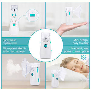 चिकित्सा ग्रेड अस्थमा नेब्युलाइज़र मशीन मूक हाथ की बैटरी बच्चे नेबुलाइज़र - Product Image 6