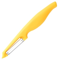 Nieuw Product Roestvrijstalen Mes Fruit Groente Aardappelschiller Met Antislip Plastic Handvat