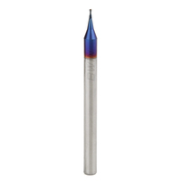 Fournisseur d'usine carbure 2 cannelures Micro fraise en bout carrée 0.1mm 1/8 "fraise de Micro-diamètre en carbure HRC65