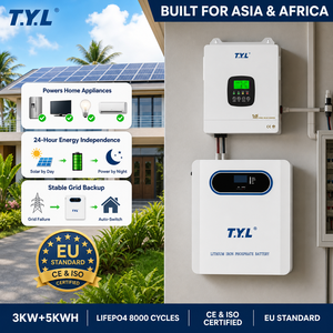 Système <span class=keywords><strong>solaire</strong></span> <span class=keywords><strong>3KW</strong></span> 5KWH certifié CE, autonome pour l'agriculture et les zones rurales isolées, station d'alimentation pour cultures, construction rapide en zone A - Product Image 3