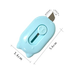 Cuchillo utilitario pequeño y bonito, abrecartas, cortador de paquetes para estudiantes, cortador de papel de oficina, cuchillo portátil para entregas rápidas al por mayor. - Product Image 5