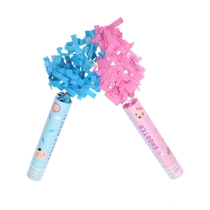 Personnalisation personnalisée <span class=keywords><strong>Blue</strong></span> Pink <span class=keywords><strong>Boy</strong></span> Girl Confetti Shooter Gender Reveal <span class=keywords><strong>Poppers</strong></span> pour femmes et hommes - Product Image 3