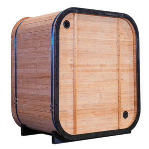 Sauna carré en bois massif à prix compétitif pour 3-4 personnes, idéal pour les passionnés de fitness et la récupération, sauna carré haut de gamme - Product Image 6