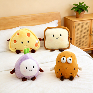 Juguete de Peluche Personalizado, Directo de Fábrica, Económico, Moderno, Estilo Kawaii, Suave al Tacto, con Cara Divertida, Temática de Repostería - Product Image 1