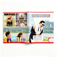 Cahier d'exercices quadrillé personnalisé 203x170mm, reliure agrafée, papier graphique, cahier scolaire à couverture souple, cahier d'écriture mathématique pour étudiants, vente en gros