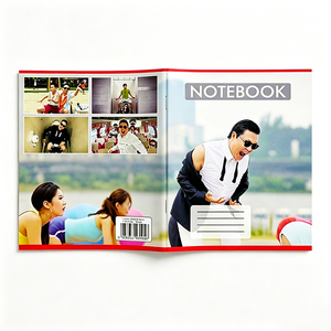 Cahier d'exercices quadrillé personnalisé 203x170mm, reliure agrafée, papier graphique, cahier scolaire à couverture souple, cahier d'écriture mathématique pour étudiants, vente en gros - Product Image 2