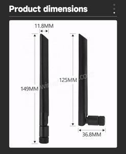 Tùy chỉnh GSM 2.4GHz <span class=keywords><strong>5</strong></span>.8GHz băng tần kép Wifi ăng-ten Omni 2G 3G 4G LTE 5g ban nhạc đầy đủ cao su vịt di động ăng-ten - Product Image 6