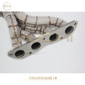 Colector de escape OUCHI de alta calidad para <span class=keywords><strong>Lotus</strong></span> <span class=keywords><strong>Elise</strong></span> 1.8, de acero inoxidable con escudo térmico, piezas de rendimiento automotriz - Product Image 6