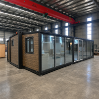 Maison préfabriquée légère en acier FLKT, maison de luxe en conteneur extensible de 20 pieds, maison modulaire pliable, mini-maison