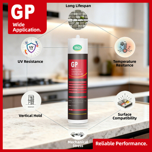 Gp mạnh mẽ dính Silicon Sealant vô hình người giám hộ cho kỹ thuật an toàn-cho xây dựng và đóng gói - Product Image 6