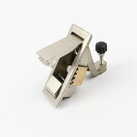 Serrure à bouton-poussoir en alliage de zinc Ms708, sans clé, pour porte de placard électrique, loquet à compression - Noir/Blanc/Doré, haute qualité