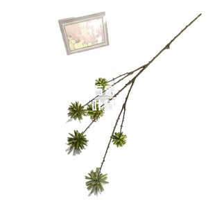 Rama de fruta artificial de Camptotheca Acuminata de Vientiane, color amarillo verdoso, para decoración de hoteles y hogares. - Product Image 5