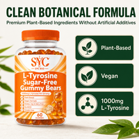 Gummies à la L-Tyrosine Formule Personnalisée 1000mg Sans Sucre – Fabrication en Marque Blanche pour les Marques de Bien-être