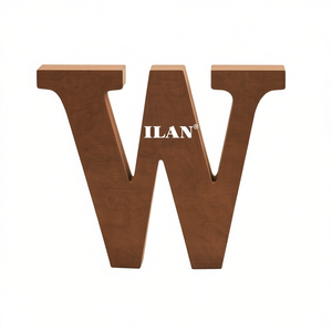 Letra Decorativa de Madera Ilan W 15 cm, Arte de Pared - Product Image 2