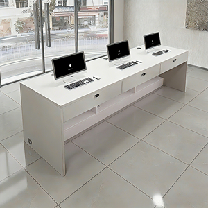 Escritorio Modular de Lujo para Oficina, Muebles de Oficina de Diseño Moderno, Mesa de Computadora para Oficina, Escritorio de Trabajo - Product Image 1