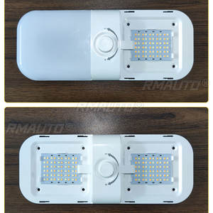 DC 12V-24V 120 LED RV Ceiling Dome Light <b>Interior</b> Lighting Dimmable Trailer Camper RV Lights for Camper RV <b>Interior</b> <b>Accessories</b> - Product Image 4