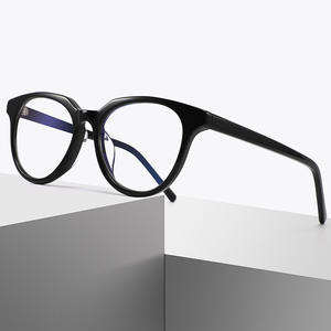 Lunettes de vue Conchen à monture ronde anti-lumière bleue, extra larges, en acétate, unisexes, avec verres correcteurs - Product Image 2