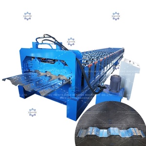 Maquina de cubierta de acero pesada-Rollo de cubierta de PISO de Alta velocidad que Forma La Linea de sản xuất - Product Image 1