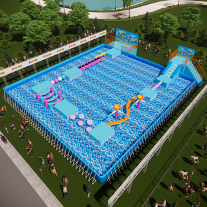 Parc aquatique flottant commercial à prix d'usine, parcours d'obstacles géant et amusant pour les grands enfants et les adultes - Product Image 5
