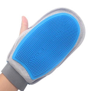 Gants anti-poils pour animaux de compagnie 24x17cm en matériau TPR pour le toilettage et le nettoyage des chiens - Product Image 1