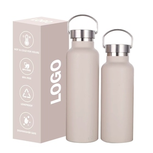 Botella de Agua Aislada de Acero Inoxidable 18/8 con Logotipo Personalizado, 350/500/750 ml, Acabado Mate, Doble Pared, Termo - Product Image 1