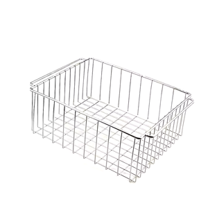 Xử lý tùy chỉnh thép không gỉ lưu trữ lưới giỏ, thương mại Bộ đồ ăn rửa, sấy khô, thoát nước, dây lưới giỏ - Product Image 4