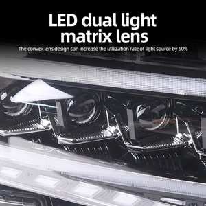 Faros Delanteros Sanvi para Auto, Actualización con 4 Lentes, Señales de Giro, Luces Diurnas DRL para Toyota Prado 2018 2019 - Product Image 4