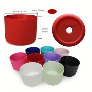 Manchon de protection antidérapant et antichoc en silicone pour le fond des bouteilles d'eau Aquaflask et Owala de 24/32/40 oz - Product Image 2