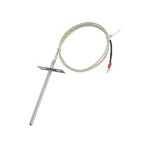 Fuente de termopar de calefacción eléctrica tipo K directa de fábrica Sonda de detección de temperatura blindada tipo tornillo M6 para temperatura de línea
