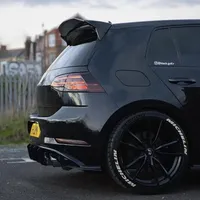 Heckspoilerlippe für Golf 7 MK7 Golf 7.5 GTI/R/RLine ASPEC Style 2014-2020 Dachkoffer-Heckflügel-Kit Tuning