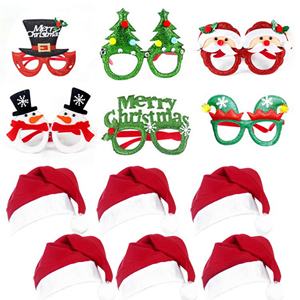 Vente en gros de montures de lunettes décoratives créatives pour Noël, nouvelles décorations de fête pour adultes et enfants, idées de cadeaux de fêtes - Product Image 4