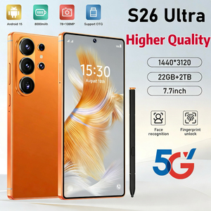 Teléfono Inteligente 5G de 7.7 Pulgadas S26 Ultra 22GB+2TB con Cámara de Alta Resolución y Versión Desbloqueada, Multilingüe, para Trabajo de Oficina - Product Image 1