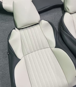 Fundas de Asiento de Coche de Cuero Impermeables de Alta Calidad YLC 2025, Juego Completo Protector para BMW, <span class=keywords><strong>Audi</strong></span> y Toyota - Product Image 3