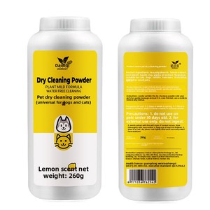 Shampooing <span class=keywords><strong>sec</strong></span> pour chiens et chats 260g Formule sans eau pour chiots et chatons Nettoie en douceur Laisse un parfum frais - Product Image 1