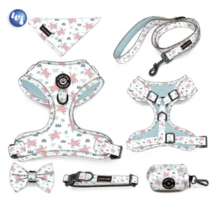 Điều chỉnh cao cấp Puppy phụ kiện vật nuôi khai thác vest tùy chỉnh Polyester thăng hoa Puppy Dog collars.