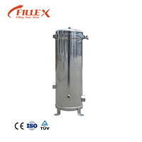 Machine de traitement d'eau par osmose inverse commerciale 2000 LPH, en acier inoxydable, avec pompe de purification d'eau potable, moteur PLC et boîte de vitesses
