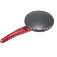 Crêpière électrique portative antiadhésive, appareil à crêpes portable pour le petit-déjeuner à la maison